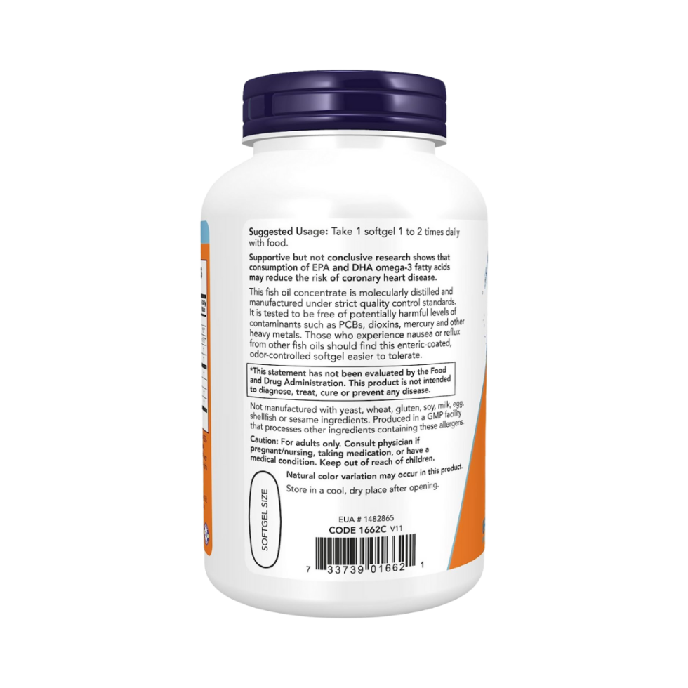 Now Ultra Omega-3 (180 cápsulas) - Doctor Heal Online