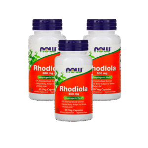 Now Rhodiola (60 cápsulas, pack de 3)