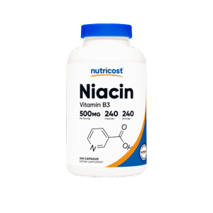 Suplemento Nutricost Niacina de vitamina B3 (240 cápsulas)